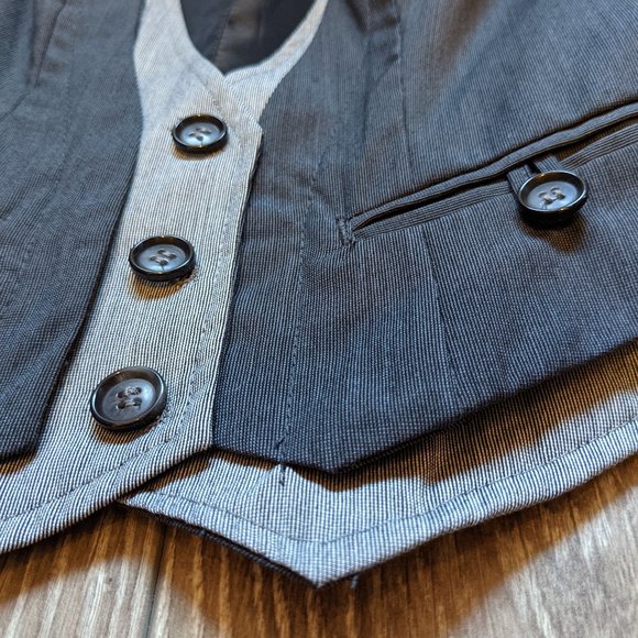 NWOT Women (XS/EU 32) - PIMKIE Pinstripe Vest / Waistcoat - Picture 3 of 7